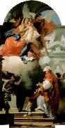 Giovanni Battista Tiepolo Erscheinung der Madonna vor dem Hl. Philippus Neri oil